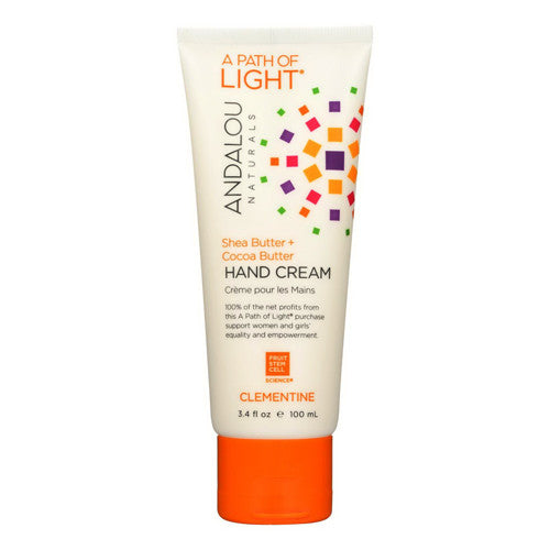 Andalou Naturals Shea Butter And Sea Buckthorn Clementine Hand Cream, 3.4 Oz